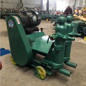 UB-6 Concrete Piston Grout <b>Pump</b> Double Cylinder Mortar Injection <b>Pump</b> with Wheels for Easy Movement - Product Image 1