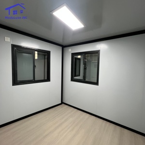 Maison préfabriquée en conteneur de 20 pieds, certifiée CE, avec panneaux sandwich en laine de roche - Product Image 3