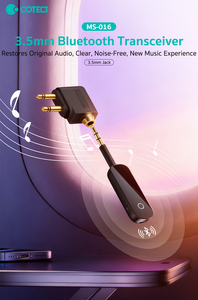 Adaptateur audio sans fil BT COTECi 3,5 mm Jack Aux pour voyage en avion, <span class=keywords><strong>émetteur</strong></span>-<span class=keywords><strong>récepteur</strong></span> BT pour avion, transmetteur-<span class=keywords><strong>récepteur</strong></span> BT pour casque, voiture - Product Image 2