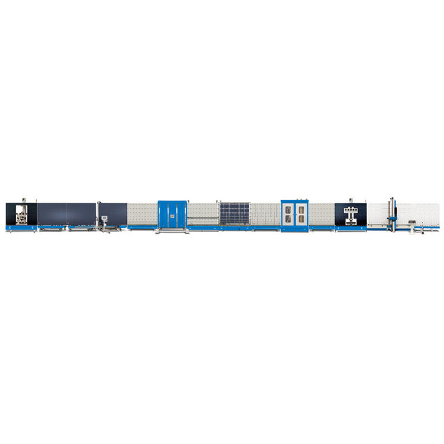 Vertical Insulating Glass Production Line with Gas Filling Inside and Flat Glass Press