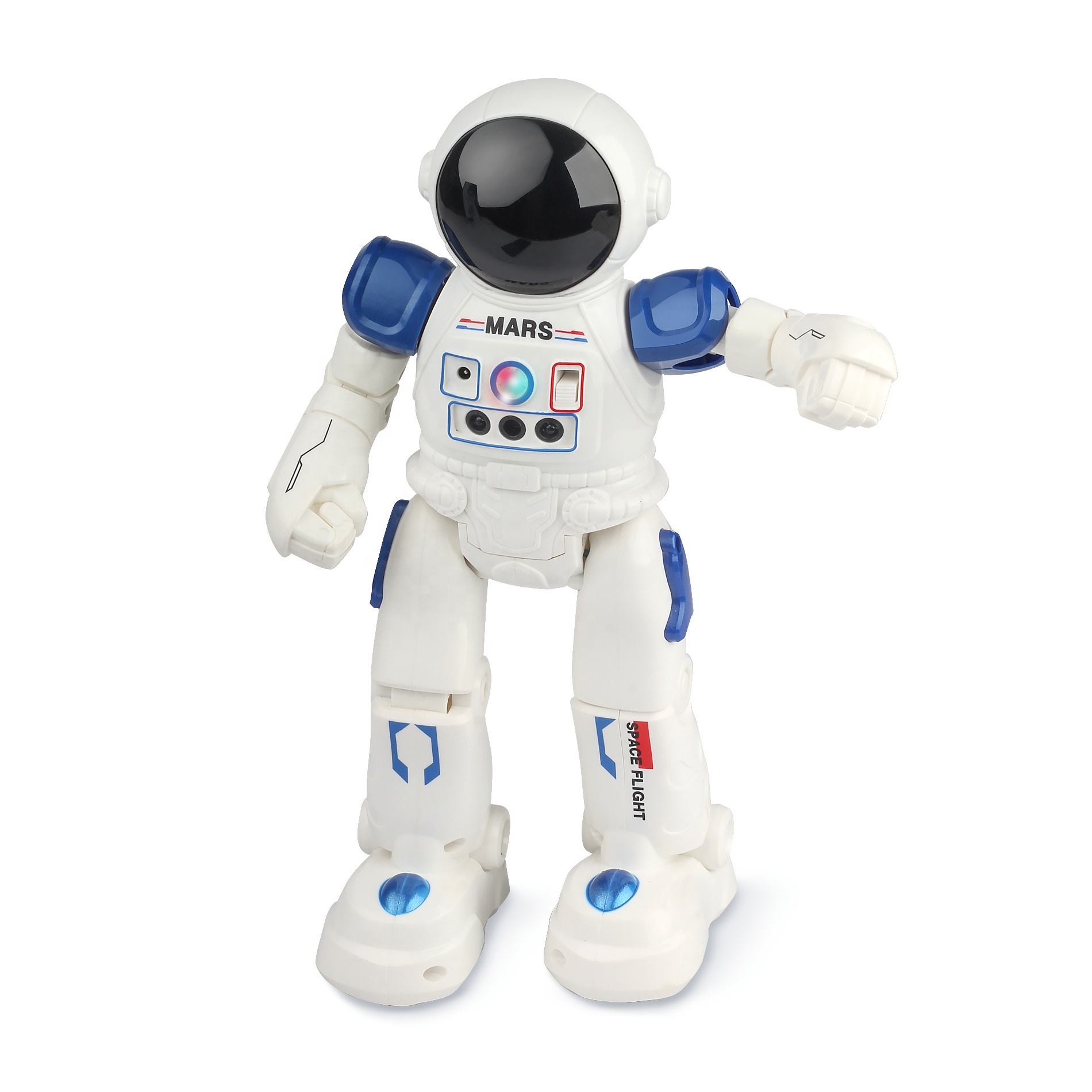 Intelligent RC Robot Toy for Kids Electric Remote Control Astronaut Design  Gesture Sensing Inductive Rechargeable Plastic