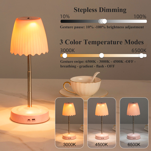 Moderne bewegingsmelder oplaadbare bureaulamp RGB in hoogte verstelbare tafellamp woonkamer slaapkamer nachtkastje LED nachtlampje - Product Image 3