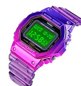 Skmei 1622 <span class=keywords><strong>Colorful</strong></span> Lights Sport Kids Cheap Digital <span class=keywords><strong>Watch</strong></span> Transparent StrapためGirls Boys - Product Image 3