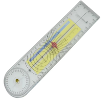 Haute qualité multifonction goniomètre douleur échelle règle règle médicale étriers médicaux rapporteur petit os règle combinaison