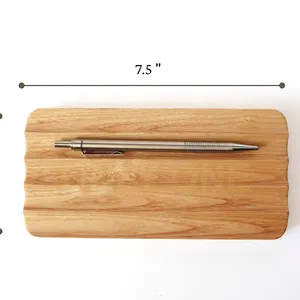胡桃木笔盘独特的书桌抽屉整理器和整理器，用于教师欣赏促销和商务礼品