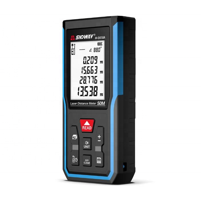 SNDWAY Pengukur Jarak Laser Digital 50M, H-D710A Pengukur Jarak Laser Elektronik Pengukur Jarak| Alibaba.