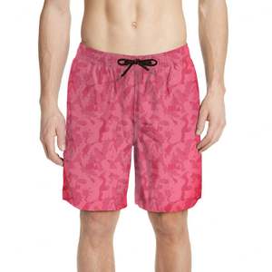 Pantalones Cortos Casuales OUTPACE Personalizados, Transpirables, Antiarrugas, de Secado Rápido, Estampados, para Hombre, Cintura Media, Traje de Baño con Logotipo Frontal - Product Image 6