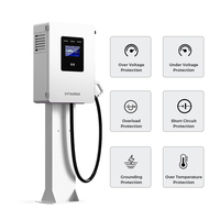 NOUVEAU Chargeur rapide DC 50 kW CCS GBT Chademo Niveau 3 pour véhicules électriques avec interface multi-standards OCPP 1.6