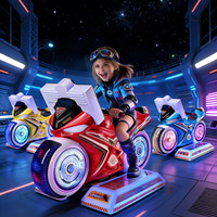Machine de jeu vidéo à bascule pour enfants, à monnayeur, avec moteur, pour centre de jeux d'attractions
