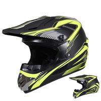 Casque tout-terrain certifié 3C, coque ABS, style rallye, pour motos de route et tout-terrain, avec visière, unisexe