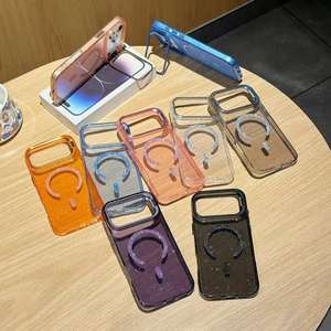 K252, l'étui magnétique transparent à paillettes pour objectif est compatible avec les séries de modèles <span class=keywords><strong>iPhone</strong></span> <span class=keywords><strong>11</strong></span>, 12, 13 et 14. - Product Image 3