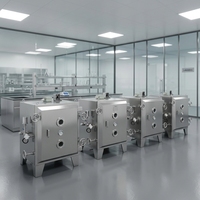 Armoire de séchage sous vide pulsé pour dispositifs médicaux, four de séchage sous vide programmable d'usine, qualité alimentaire SUS316L, pour extraits végétaux, 100-1000L