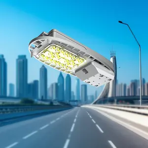 Sansi CE High Lumen Efficacy Ceramic Heat Dissipation IP66 Waterproof Road Lighting Solution FAOS LED Road Lights Lighting
