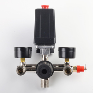 Régulateur d'air Bama 90-120Psi avec manomètre et valve pour compresseur - Product Image 4