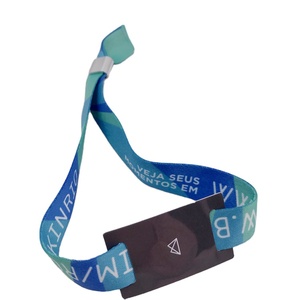 Pulsera de tela ISO18000-6C rfid uhf, con código único <span class=keywords><strong>qr</strong></span> - Product Image 1