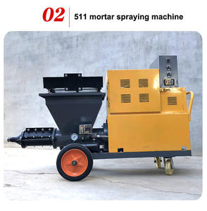 آلة رش طلاء المسحوق الثقيلة ، آلة رش تجصيص ذكية - Product Image 3