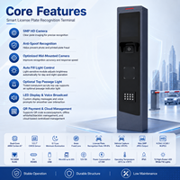 Terminal de Estacionamiento YUANHONG YH-PCPC802 5MP con IA y ANPR, Pantalla LED de 4 Líneas, Código QR, Transmisión de Voz para Control de Acceso Inteligente, IP65