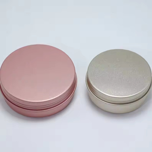 Envase Cosmético Redondo de Aluminio de 5ml-200ml al por Mayor con Tapa de Rosca, Acabado Mate, Lata Metálica Vacía para Crema, Bálsamo Labial, Manteca Corporal - Product Image 5