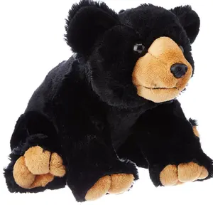 Ours noir en peluche en forme d'animaux, vente en gros