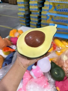 Juguete Squishy Gigante <span class=keywords><strong>de</strong></span> Comida Rápida: <span class=keywords><strong>Hamburguesa</strong></span>, Fruta, Caramelo, Donut, Cerebro, Capibara, Suave y Aprietable, Vegetales - Product Image 5