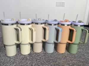 Vaso Térmico de Acero Inoxidable de 40oz con Asa y Popote, Aislamiento al Vacío, Ecológico, Seguro para Agua Hirviendo, Gran Capacidad, para Oficina y Coche - Product Image 4