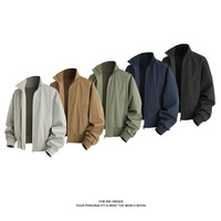 Blouson Bomber Décontracté Urbain Surdimensionné Léger Imperméable Coupe-Vent Écologique Conception Personnalisée Fournisseur tiers
