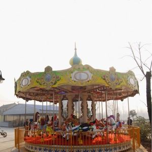 Chevaux de carrousel de fête foraine Yamoo / Chevaux à chevaucher en plastique à vendre - Product Image 1