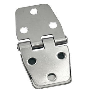 Charnière en acier inoxydable ISURE 76x38mm, charnière de surface pour meubles, antirouille, design industriel - Product Image 5