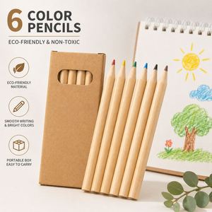 Juego de Lápices de Colores de Alta Calidad al por Mayor, Mini Juego de 6 Lápices de Dibujo para Niños - Product Image 3
