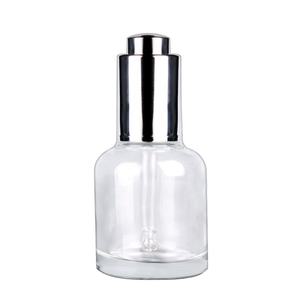 Belle bouteille en verre d'emballage cosmétique de soins de la peau rose avec pompe goutte à goutte automatique pour les cheveux <span class=keywords><strong>parfum</strong></span> essence yeux réparation sérum lotion crème - Product Image 6