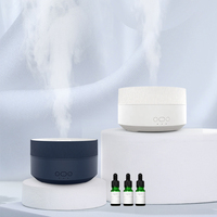 2024 vente chaude rechargeable humidificateur rond USB 7 couleurs lumière diffuseur d'arôme d'huile à ultrasons essentiel