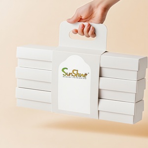Sunshine Food Grade Drawer Slide Rectangle Pastry Macaroons Packaging Paper <b>Box</b> - Product Image 2