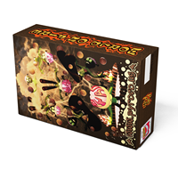 Boîte d'emballage alimentaire personnalisée recyclable, pliable, en papier d'art 350g, impression couleur, pelliculage mat, gaufrage, boîte à sushi, boîte à céréales