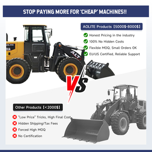 รถตักดีเซลขนาดเล็กเครื่องจักรที่ใช้ในการเคลื่อนย้ายดินจัดส่งฟรี - Product Image 2