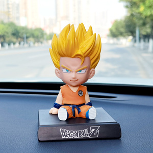 Figurines d'action <span class=keywords><strong>Super</strong></span> <span class=keywords><strong>Saiyan</strong></span> <span class=keywords><strong>Son</strong></span> <span class=keywords><strong>Goku</strong></span> en gros, décoration de voiture, figurines à tête qui se balance - Product Image 4
