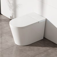 S035 Nouveau Design de Mode Carré Céramique Wc Sanitaire Intelligent Automatique Toilettes Intelligentes pour Salle De Bains Avec Bidet