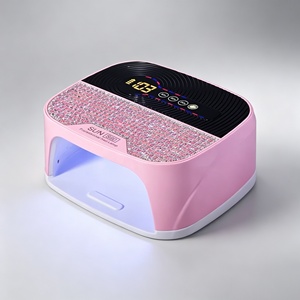 Secador de Uñas con 36 Cristales LED y Diamantes de Imitación, Curado Rápido para Manicura Profesional, 108W, Nueva Lámpara UV Inalámbrica Recargable S90 - Product Image 1