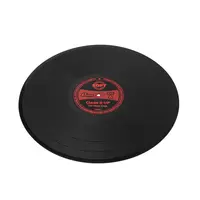 Hot Sale OEM Lingkungan Vinyl Record Bentuk Scald-Proof Anti Slip Table Mat Desain Baru Makan Malam Set Silikon Tatakan hidangan Anak-anak