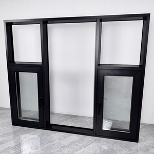 Fenêtre <span class=keywords><strong>à</strong></span> battants contemporaine avec <span class=keywords><strong>profil</strong></span>é en aluminium <span class=keywords><strong>à</strong></span> <span class=keywords><strong>rupture</strong></span> <span class=keywords><strong>de</strong></span> <span class=keywords><strong>pont</strong></span> <span class=keywords><strong>thermique</strong></span> pour une isolation <span class=keywords><strong>thermique</strong></span> supérieure - Product Image 3