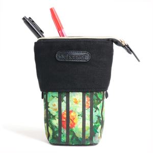 प्यारा कस्टम स्कूल बच्चों वापस लेने योग्य स्टेशनरी पेंसिल मामले कैनवास कलम बैग धारक बड़ी क्षमता पेंसिल पाउच धारक - Product Image 1