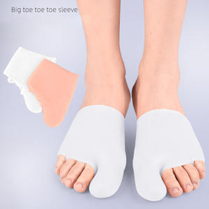 Manchon de protection en gel élastique pour l'avant-pied, correction du <span class=keywords><strong>hallux</strong></span> <span class=keywords><strong>valgus</strong></span>, soulagement de la douleur au ball de pied, protection du pouce et des orteils, blanchissant et hydratant - Product Image 2