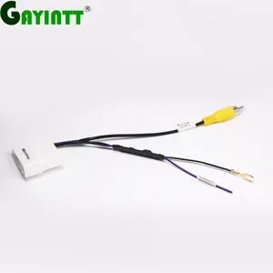 GAYINTT 24P Car Parking Reverse Rear Camera Video Plug Converter Cable Adapter For toyota