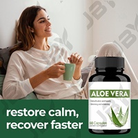 Complément alimentaire à base d'aloe vera naturel JBY, extrait d'aloe vera, brûleur de graisse, à base de plantes, aloe-emodine, capsules d'aloe emodine