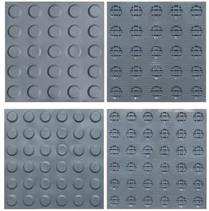 Chất lượng tốt 250*250mm mù PVC xúc giác lát gạch nhựa xúc giác chỉ số dải - Product Image 5