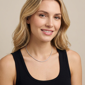 <span class=keywords><strong>Chaîne</strong></span> de tennis en moissanite VVS de haute qualité pour hommes, style hip-hop, en argent 925, bijoux glacés, <span class=keywords><strong>chaîne</strong></span> en moissanite - Product Image 1