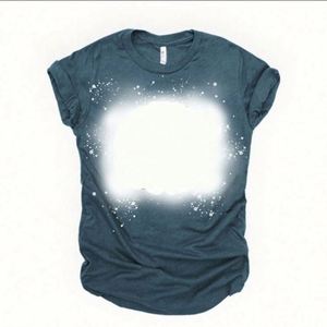 Custom Clothing Tee Faux <b>Bleached</b> Sublimation Blanks <b>Bleached</b> T Shirts Us - Product Image 3