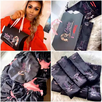 Sacs en satin, sacs en soie pour extensions capillaires, étiquettes et marqueurs personnalisés pour cheveux, bonnets en satin, boîtes et sacs d'emballage pour cheveux