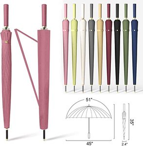 Versize 24 Ribs ARGE indindproof pen tomutomatic pen ololf brembrella uustom con Logo y Prints OM brembrella - Product Image 2