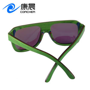 แว่นกันแดดไม้ Conchen เลนส์โพลาไรซ์ TAC ป้องกันรังสียูวี 400 แฟชั่นสำหรับทุกเพศ เหมาะสำหรับการเดินทาง ขับรถ ตกปลา - Product Image 3