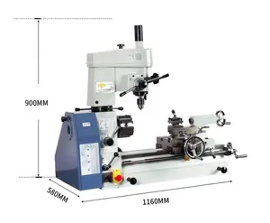 JY300 manual combo lathe machine for metal turning cutting milling and drilling lathe torno para metal mesin bubut